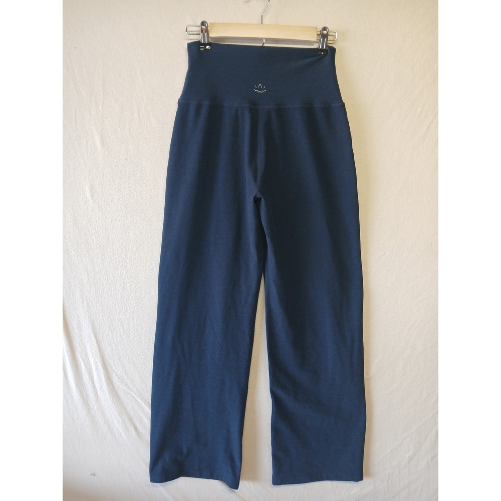 Beyond yoga spacedye high waisted laid back wide leg small navy pants  gym yoga - Picture 9 of 9
